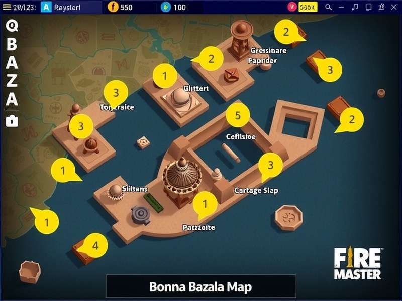 Free Fire Master Bombay Bazaar Map
